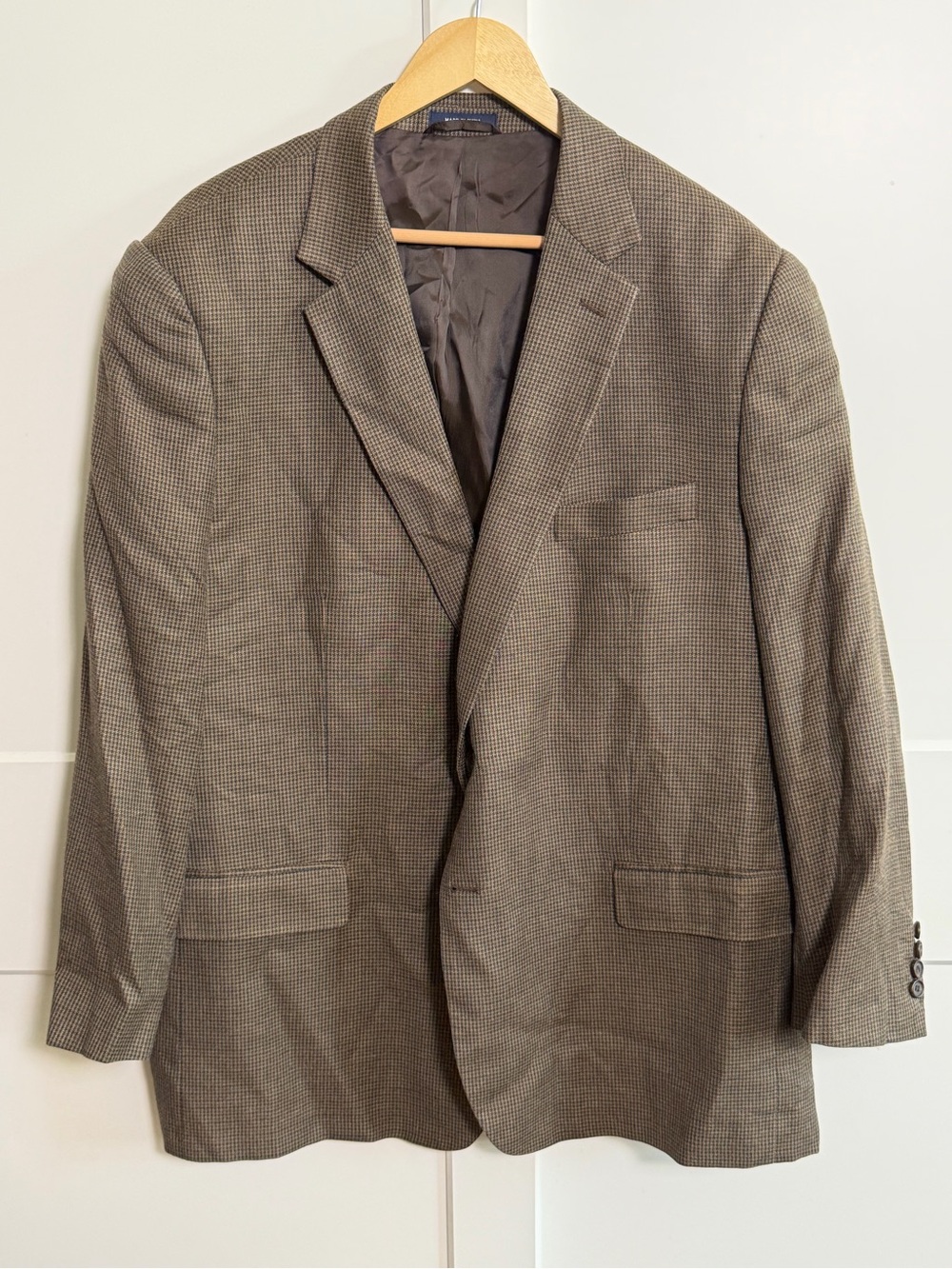 Ralph Lauren for Dillard’s Brown Houndstooth Blazer Sport Coat